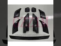 Defender 2007-2016 Capa de moldeo de lámparas de automóviles Capa de espejo de recorte de luz