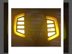 Ford Ranger 2016 Accesorios de luces para automóviles Modificado DRL Lámpara luminosa de día