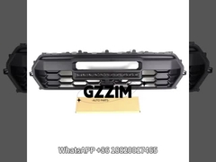 Toyota Tacoma 2024 Rejilla delantera de malla ABS con barra de luz Rejilla delantera de coche negra Rejilla media