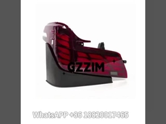 Lámparas traseras de plástico de ABS rojo negro para automóviles Led para Alphard 2015-2022 Actualización hasta 2024