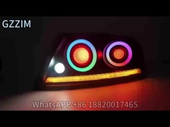 Mitsubishi EVO 2001-2007 7-9Gen Lámpara de cola RGB Luz de coche Luz trasera