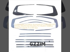 Accesorios externos de automóviles personalizables para el LC200 2008-2021 Ventana Weatherstrip Molding Trim Weather Stripping Perfecto ajuste Actualizar al estilo LC300