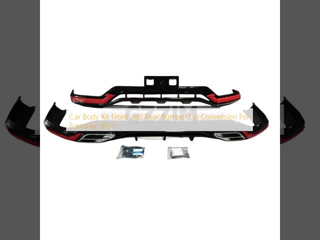 Kit de carrocería delantera y trasera Conversión de labio del parachoques para Fortuner 2021