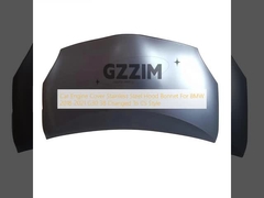 Cobertura del motor del automóvil Capó de acero inoxidable para BMW 2018-2021 G30 38 Cambiado a estilo CS