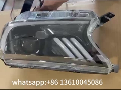 Faros LED de plástico negro para automóviles para Toyota HILUX REVO ROCCO