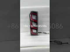 Luz trasera de la lámpara de cola LED modificada de plástico ABS para el mercado de repuestos para 2012-2019 Dmax