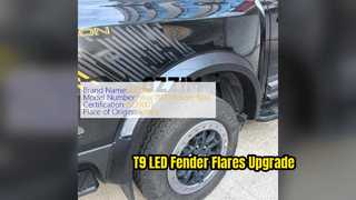 Luces de guardabarros LED para protección mejorada de camiones T9