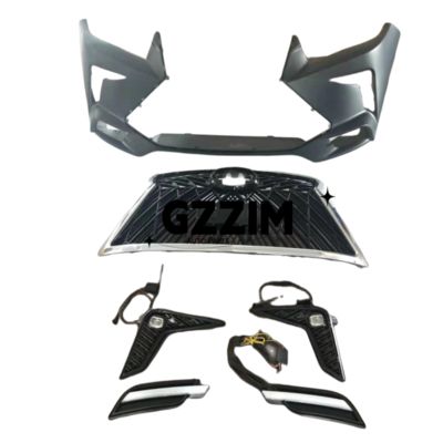 Toyota Vigo 2012 Plastic Front Bumper Grille Full Sets Bodykit Upgrade Parts To Lx Style