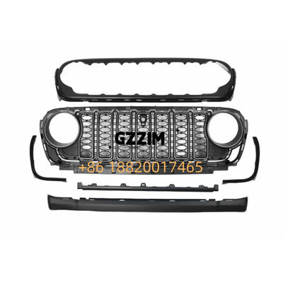 Rejilla delantera de plástico de alta calidad Rejilla de parachoques utilizada para Jeep Wrangler 2024