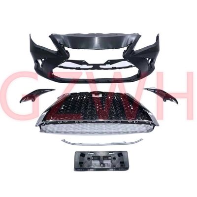Toyota Corolla de plástico 2006-2013 Actualización al estilo LX Grille de la parrilla de la carrocería negro