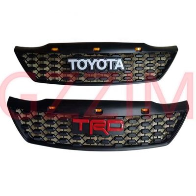 Grilla del parachoques delantero negro de plástico ABS Fortuner 2012 Grilla automática con letra