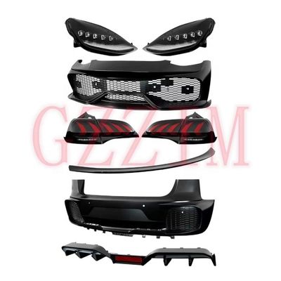 Kit del cuerpo de Tesla delantero labio lateral faldas traseras difusor spoiler faro faro faro color personalizado