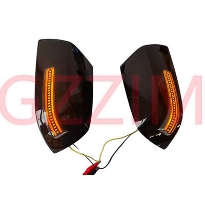 Capa del espejo retrovisor negro para Toyota Tundra 2007-2021 Espejo lateral de luz LED
