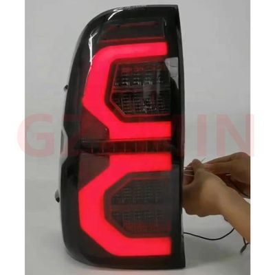 Luz de cola LED estilo C para Hilux Revo Rocco 2016 2017 2018 2019 2020 2021 2022 2023