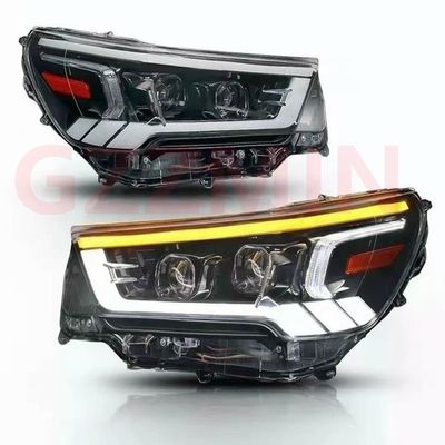 Faros LED de plástico negro para automóviles para Toyota HILUX REVO ROCCO