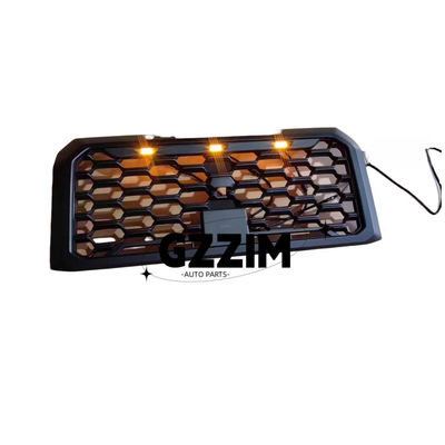 Para el Triton L200 2024 ABS, rejilla delantera y media de plástico negro