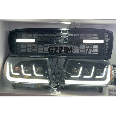 Toyota Land Cruiser FJ100 Faros delanteros modificados con rejilla