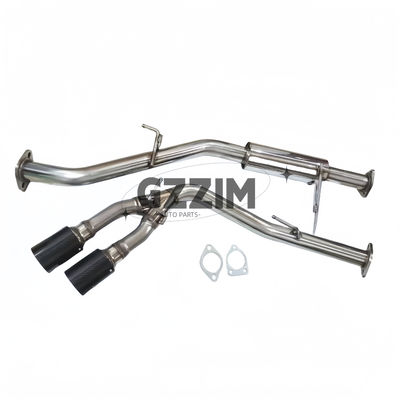 Accesorios exteriores de automóviles Sistema de escape de doble punta de salida lateral de fibra de carbono Exhaustador para Mitsubishi Triton L200 2015-2019