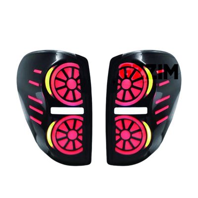 Luz trasera modificada de plástico ABS para coche de fácil instalación para Mitsubishi Triton L200 2005-2014