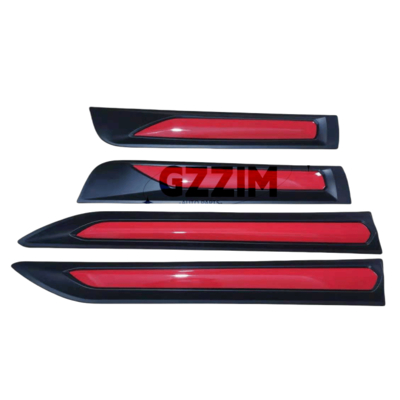 Plastico Refit Puerta Paso Proteger Trim Moldeado Tapa Trim Para Hilux Revo Vigo