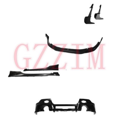 2022 Toyota BRZ GR86 TRD Black Plastic Front Lip Fender Flare Original Fitment Side Skirt & Rear Bumper Set