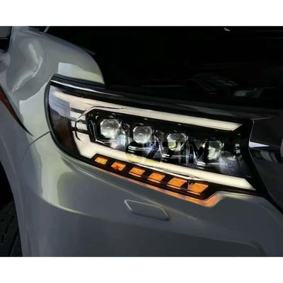 Toyota Prado 2018-2023 Accesorios de Auto Reemplazo Faro Delantero 4 Ojos LED Producto de Faro Delantero con Excelente Ajuste Garantizado